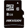 HIKVISION M-SD 8G Micro SDHC Memory Card - C1 Series with Adapter 23MB/s 10MB/s Class 10