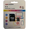 HIKVISION M-SD 8G Micro SDHC Memory Card - C1 Series with Adapter 23MB/s 10MB/s Class 10