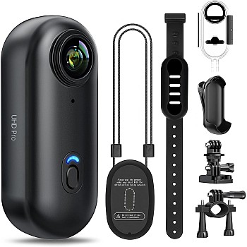 4k Action Camera,Mini Vlogging Camera,Small Body Camera with IPX7 Waterproof,Underwater Camcorder,Hands-Free POV Recording, Helmet Cam for Cycling, Motorcycle