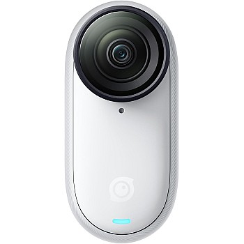 Insta360 GO 3S 128GB White Action Camera, 4K Ultra Compact, Waterproof, FlowState Stabilization, Hands-Free POVs