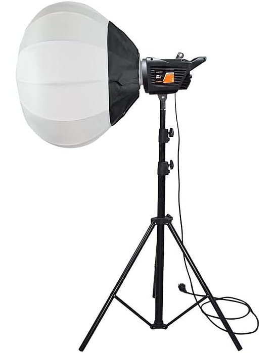 200W Plokama PK-400s Professional Lighting with QX 65CM and Stand for Video and Fotto for All Content Makers Facebook, YouTube, TikTok Fill Light 2700K-6500K, Ideal for Professional Photography