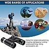 200x25 Compact Binoculars for Adults and Kids, High Powered Mini Pocket Binoculars, Small Binoculars for Bird Watching, Hunting, Concert, Theater, Opera, Travel, Sightseeing, Sport Games