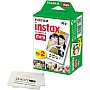 Fujifilm INSTAX Mini Instant Film (White) for Fujifilm Mini 8,9,11,12 Cameras w/Quality Photo Microfiber Cloth (20 Prints)