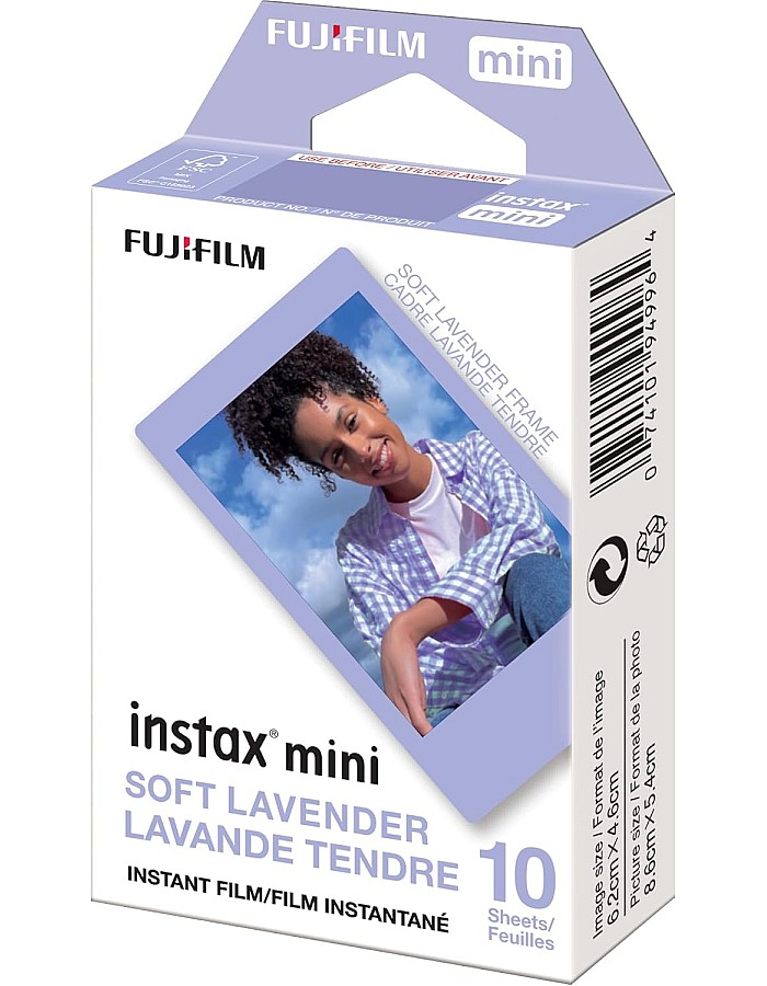 Fujifilm Instax Mini Instant Film - Sweet Lavender (Pack of 10)
