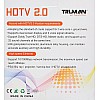 كابل HDMI من ترومان بطول 1.5 متر بدقة 4K متوافق مع تلفزيون