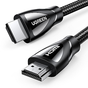 UGREEN 8K HDMI 2.1 Cable 5M (16FT),8K@60Hz,4K@240Hz/144Hz/120Hz HD Cable, HDR 10+/Dolby/eARC/3D/HDCP 2.3,Video Cord Compatible with MacBook Pro/Switch/PS5/PS4/Steam Deck/Xbox/Roku/HDTV/DVD/Projector