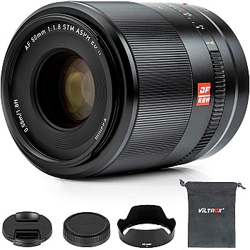 VILTROX 50mm f/1.8 F1.8 STM Auto Focus Prime Full Frame Lens for Nikon Z-Mount Camera Z5 Z50 Z6 Z6 II Z7 Z7 II