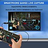 4K HDMI Video Capture Card, Cam Link Card Game Capture Card Audio Capture Adapter HDMI to USB 2.0 Record Capture Device for Streaming, Live Broadcasting, Video Conference, Teaching, Gaming(Black)