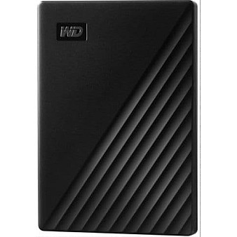 WD My Passport 5TB USB Portable External Hard Drive (WDBPKJ0050BBK-WECS) - Black