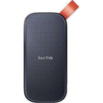 هارد SSD محمول بسعة 1 تيرابايت - حتى 800 ميجابت/ثانية ومنفذ USB-C وUSB 3.2 الجيل الثاني من سانديسك- SDSSDE30-1T00-G26، usb_3.0، محرك الحالة الصلبة