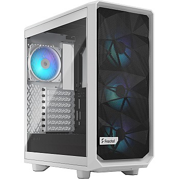 Fractal Design Meshify 2 Compact White TG Clear tint - RGB