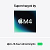 لاب توب ماك بوك اير 2025 13 بوصة مع شريحة M4 من آبل شاشة ليكويد ريتينا 13.6 بوصة مصممة لجهاز ابل الذكي، ذاكرة موحدة 16GB، تخزين SSD 256GB، كاميرا مركزي