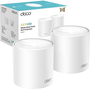 TP-LINK DECO X10 AX1500 Whole Home Mesh Wi-Fi 6 System 2 PACK
