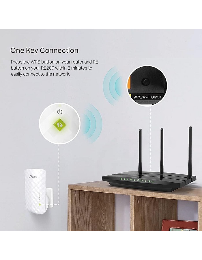 TP-Link RE200 AC750 Wi-Fi router Range Extender