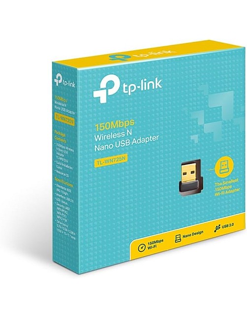 محول تي بي لينك تي بي لينك Tl-wn725n لاسلكي 150 ميجابت في الثانية من تي بي لينك - ذهبي