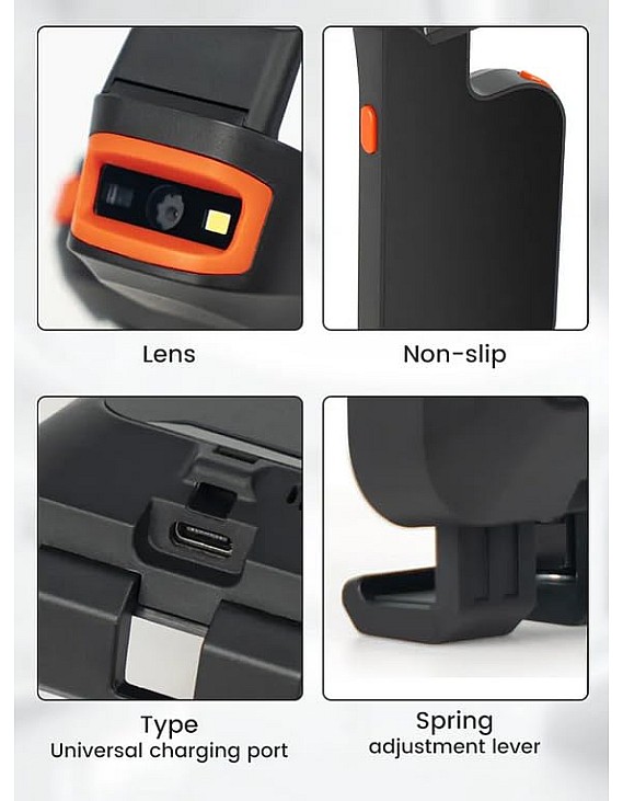 XB-C20 Portable 2D Bluetooth Scanner Support Bluetooth Connection 2D Scanner Mobile Phone Mount