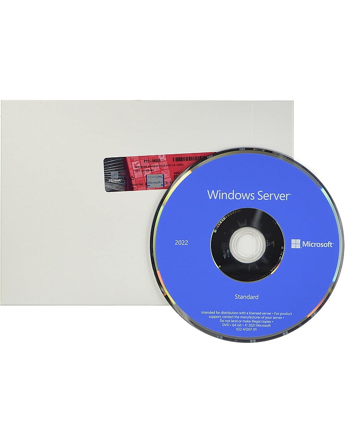 مايكروسوفت ويندوز سيرفر 2022 Std. x64 16Core [UK] DVD