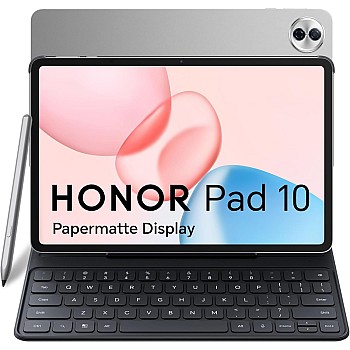 HONOR Pad 10 Wi-Fi Tablet, 12.1" 2.5K 120Hz Display, 8GB RAM + 256GB Storage, Snapdragon 7 Gen 3, MagicOS 9.0 (Android 15), Ultra-Light, 10, 100mAh Battery, Gray | 1 year manufacturer warranty