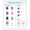 Anker 322 USB-C to Lightning Cable (Braided) 6ft,Charge an iPhone 14 Pro to 50% in just 30 minutes, MFi-Certified, 18 Months Warranty- White
