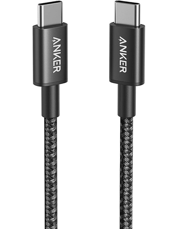 كابل USB-C الى USB A 3.0 من انكر (6 قدم/1.8 متر)، كيبل شحن مضفر من النوع سي عالي المتانة متوافق مع جميع اجهزة اندرويد والمزيد