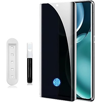 Dl3 Mobilak Privacy Screen Protector for Infinix Note 50S 5G UV Glass Fingerprint Reader Support 3D Curved Anti-Spy Tempered Glass Screen Protector
