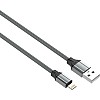 LDNIO LS441 Lightning 2.4A Fast charging Data Cable 1M Length - Gray