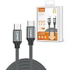 LDNIO LS441 Lightning 2.4A Fast charging Data Cable 1M Length - Gray