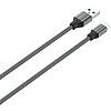 LDNIO LS441 Lightning 2.4A Fast charging Data Cable 1M Length - Gray