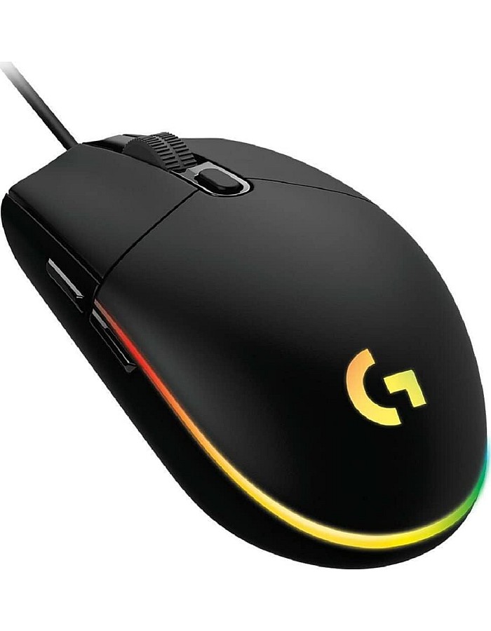 ماوس العاب لايت سينك G102 بإضاءة RGB القابلة للتعديل، 6 ازرار قابلة للبرمجة، مستشعر بدرجة الالعاب، 8k نقطة في البوصة Dpi تتبع، 16.8 ملم اللون، خفي