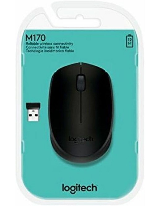 Logitech M171 Wireless Mouse 2.4 Ghz wireless Wireless range, Black