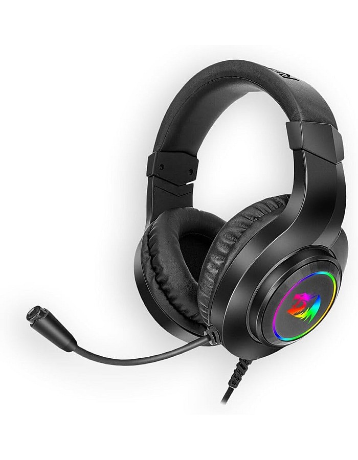 سماعة محيطي راس للالعاب H260 RGB من ريدراجون مع ميكروفون، سلكية، متوافقة مع Xbox one، نينتندو سويتش، بلاي ستيشن 4، بلاي ستيشن 5، اللاب توب، نينتي
