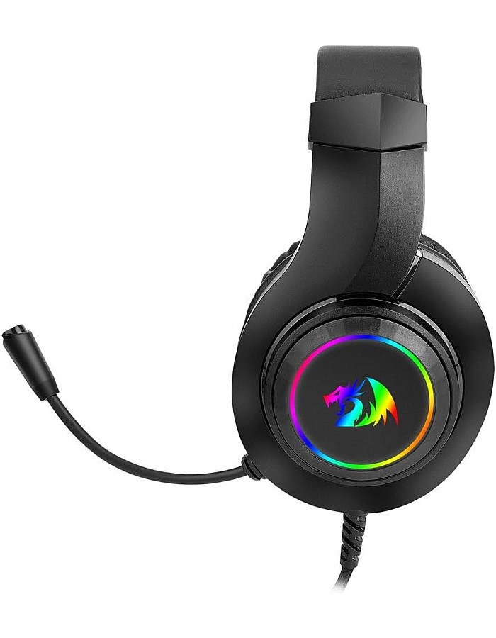 سماعة محيطي راس للالعاب H260 RGB من ريدراجون مع ميكروفون، سلكية، متوافقة مع Xbox one، نينتندو سويتش، بلاي ستيشن 4، بلاي ستيشن 5، اللاب توب، نينتي