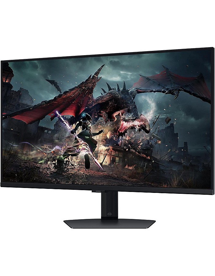 SAMSUNG Odyssey G50D, 27-Inch Fast IPS panel, 2K QHD (2560 x 1440), Refresh Rate 180Hz & Response Time 1ms(GTG) Gaming Computer Monitor, AMD FreeSync, G-Sync Compatible, 3 Years Local Warranty