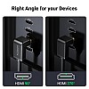 يوجرين كابل HDMI بزاوية قائمة 90 درجة بطول 2 متر - HD103 - اسود