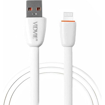 كابل لايتنينج للشحن السريع KX 3337، موصل مطاط حراري مرن قابل للانحناء، كابل مزامنة USB الى لايتنينج 30 سم - ابيض