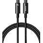 Baseus Tungsten Gold Fast Charging Data Cable Type-C To Type-C 2(40W - 1m) - Black