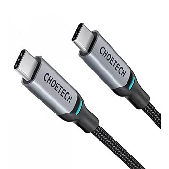 كابل USB نوع سي الى كابل USB نوع سي 1.8 متر طراز XCC-1002 لون اسود من شوتيك