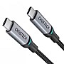 كابل USB نوع سي الى كابل USB نوع سي 1.8 متر طراز XCC-1002 لون اسود من شوتيك