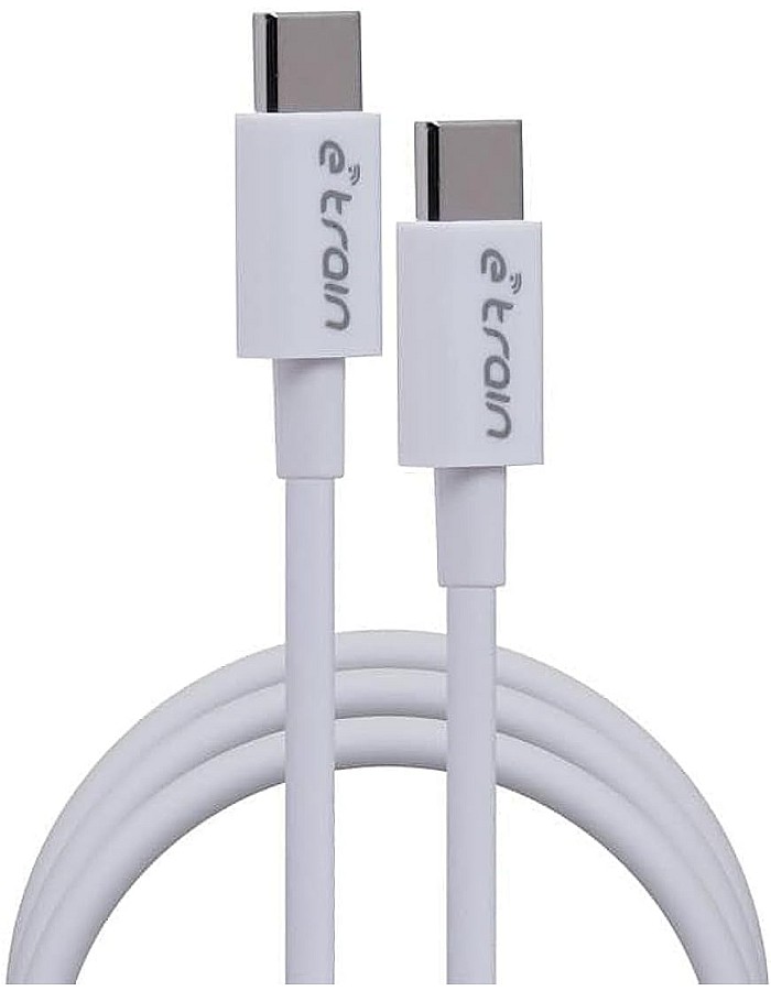 Etrain Type-C to Type-C Sync and Charge Cable 60W, 1M