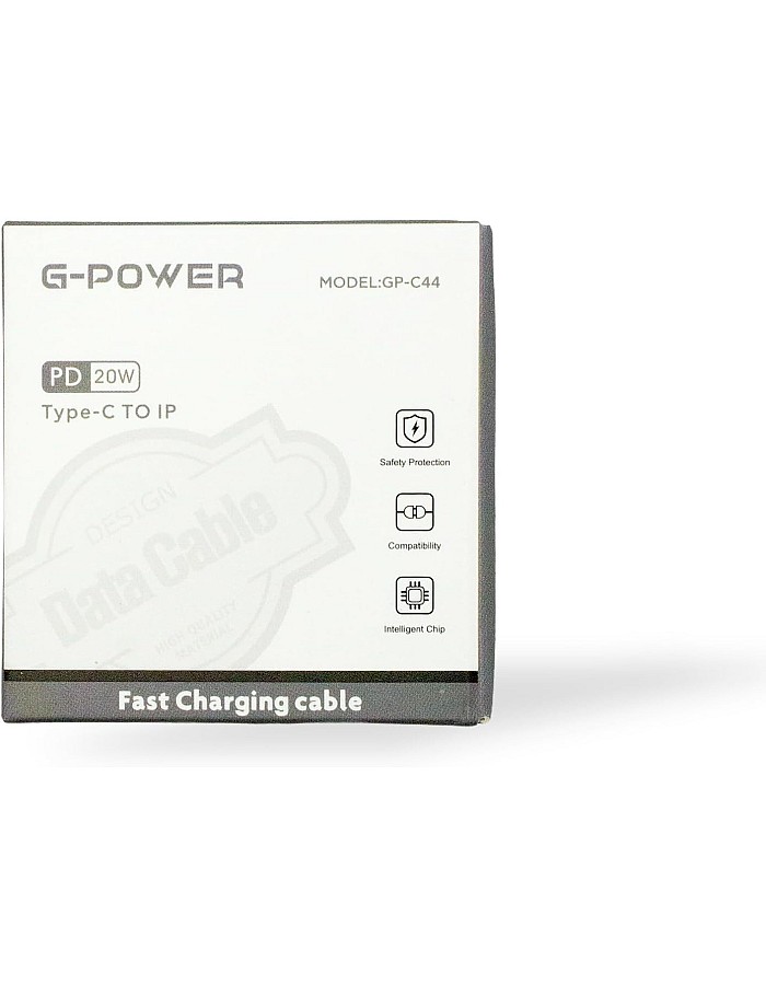 كابل من USB نوع سي إلى لايتنينج، موديل GP-C44 من جي-باور (تي بي اي-20 وات)، متوافق مع سلسلة آيفون 14/13/12/11، سامسونج، جوجل بيكسل، اي باد وتابلت، طول 1