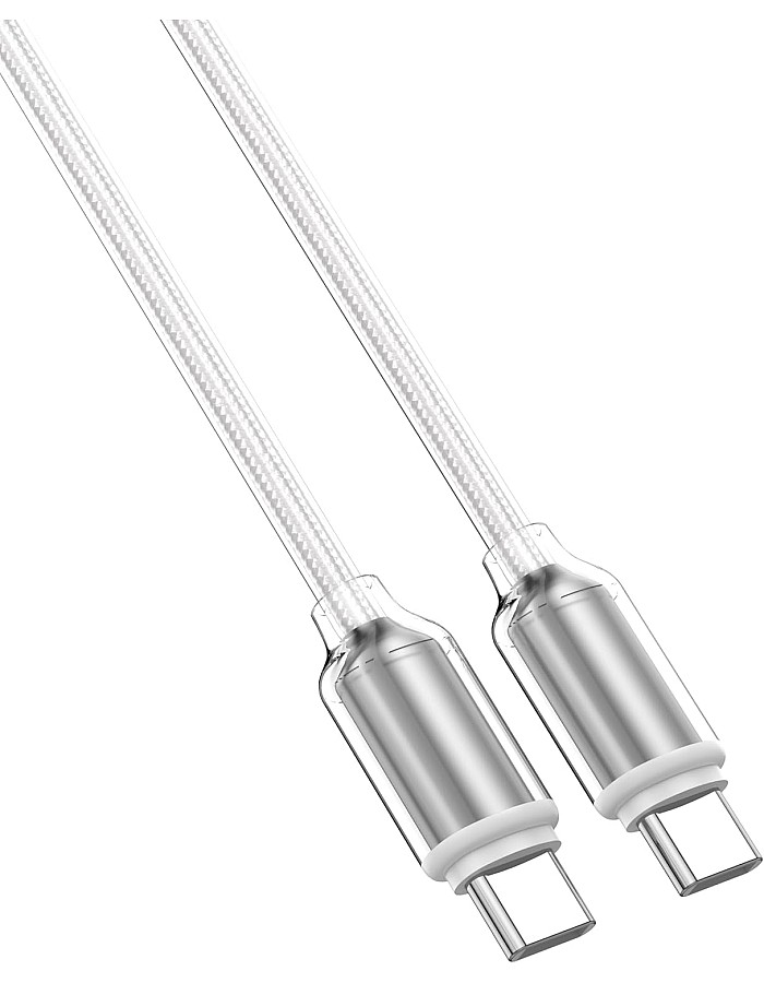 كابل مضفر GP-C57 من USB-C إلى USB-C بقدرة 65 وات يدعم سلسلة آبل آيفون 17/16/15 واي باد برو وماك بوك USB-C وسامسونج جالاكسي وبيكسل وأجهزة التابلت من جي باو