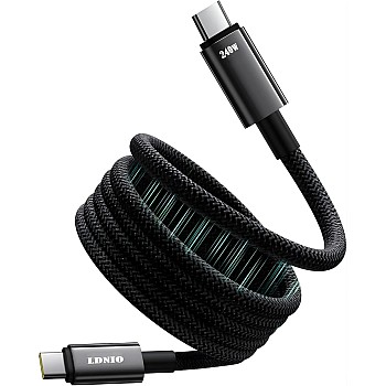 كابل من إل دي إن آي أو بطول 1 متر نوع USB-C إلى USB-C متوافق مع لابتوب