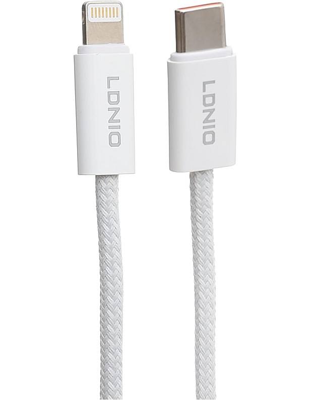 كابل من إل دي إن آي أو بطول 1 متر نوع USB من نوع سي إلى نوع سي متوافق مع سمارتفون