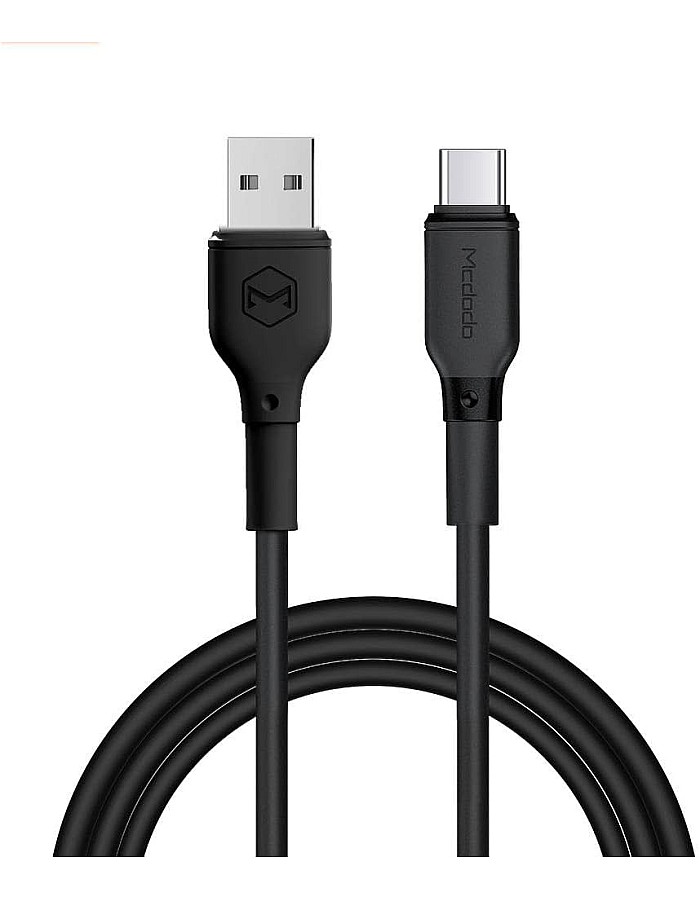 كابل USB-C الى USB بشحن سريع ونقل للبيانات 3A Qc.4 من ام سي دودو، اسود، 1.2 متر