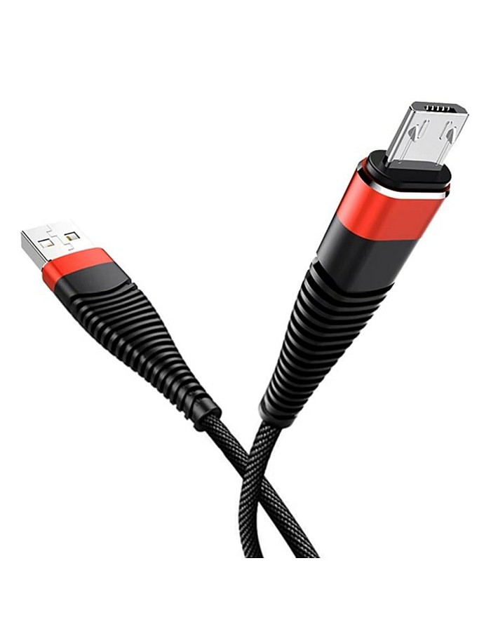Micro USB Cable 30W Turbo Fast Charging - 5A - Support Data Transfer - (365 Days Warranty) (Black)