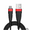 Micro USB Cable 30W Turbo Fast Charging - 5A - Support Data Transfer - (365 Days Warranty) (Black)