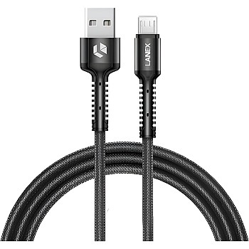 كابل شحن سريع USB الى مايكرو USB من نيكست ستور 2.4 امبير 1.2 متر مضفر