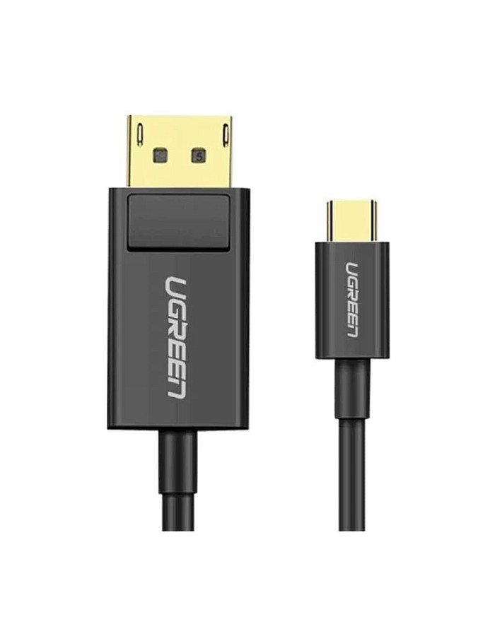 كابل USB نوع سي ذكر إلى منفذ عرض أنثى بطول 1.5 م 4k×2k@30Hz 1080p@60Hz (أسود)من يوجرين 50994