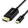 كابل USB نوع سي ذكر إلى منفذ عرض أنثى بطول 1.5 م 4k×2k@30Hz 1080p@60Hz (أسود)من يوجرين 50994