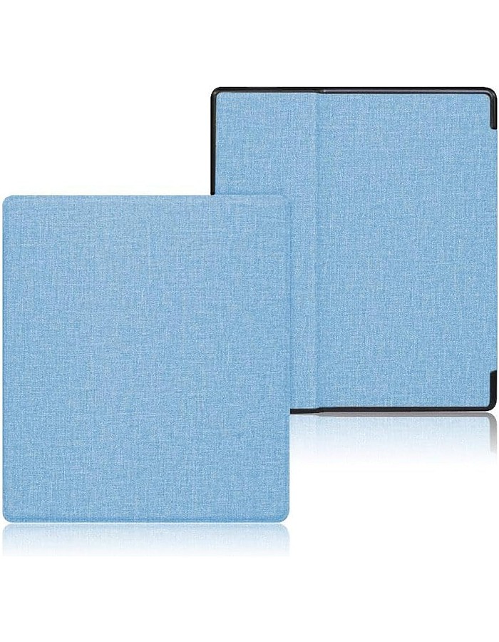 فكرة Fekra Slim PU Leather cover for Kindle Oasis 7 Inch (10th Gen, 2019 Release & 9th Gen, 2017 Release) with Auto Wake/Sleep (Baby blue)